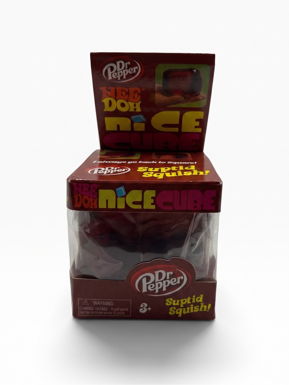 NeeDoh Nice Cube Dr Pepper Sensory Fidget Toy Stress Relief